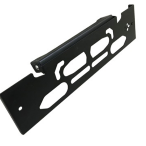 Откидная рамка номерного знака для скрытой установки лебедки